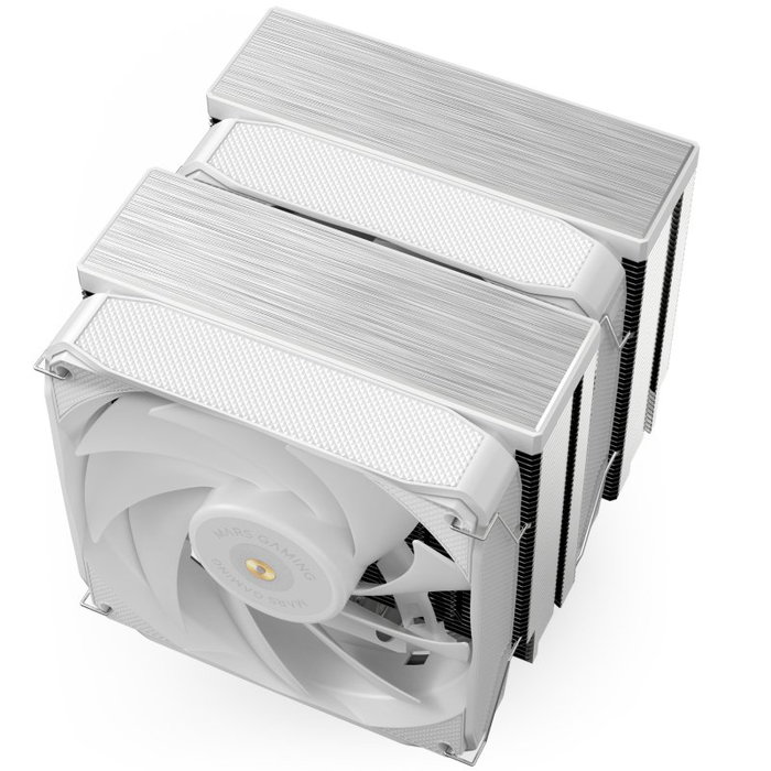 Mars Gaming MCPU-XU9 Disipador de CPU Doble Torre Blanco Mars Gaming MCPU-XU9 Disipador de CPU Doble Torre Blanco